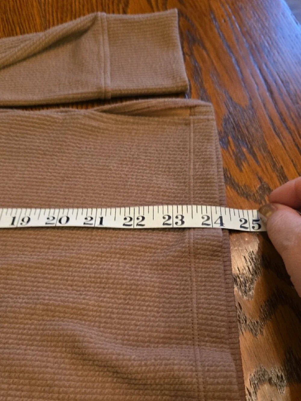 Cuddl Duds Ribbed Knit 2 Piece Lounge Wear in Taupe Soft Comfy Fall
